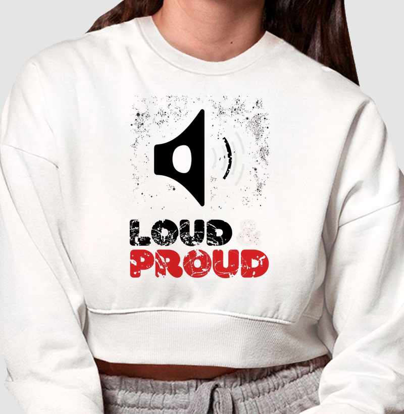 Cropped VOLUME UP: Nascido para ser ouvido