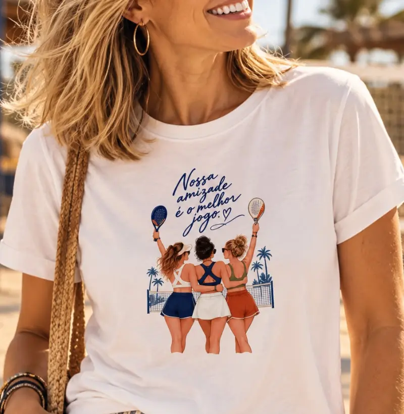 Nossa amizade é o melhor jogo - Camiseta