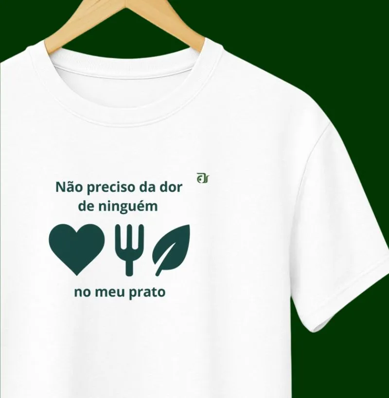 Não preciso da dor de ninguém no meu prato