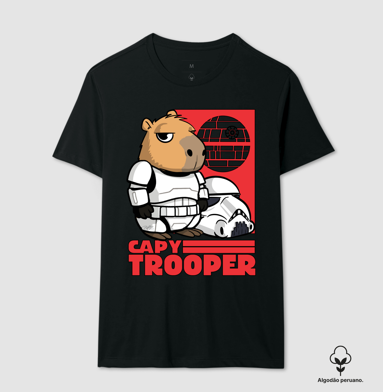 Camiseta Capivara Trooper - Camiseta Algodão Peruano