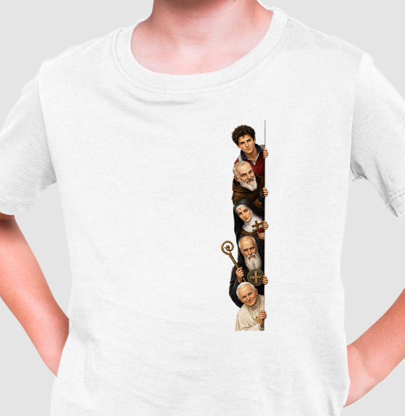 Camiseta Infantil Santos Amigos