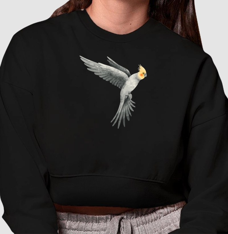 Calopsita - Moletom Crooped