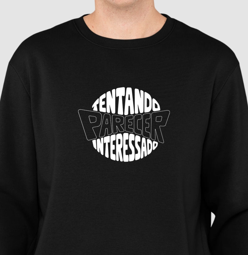 Tentando parecer interessado