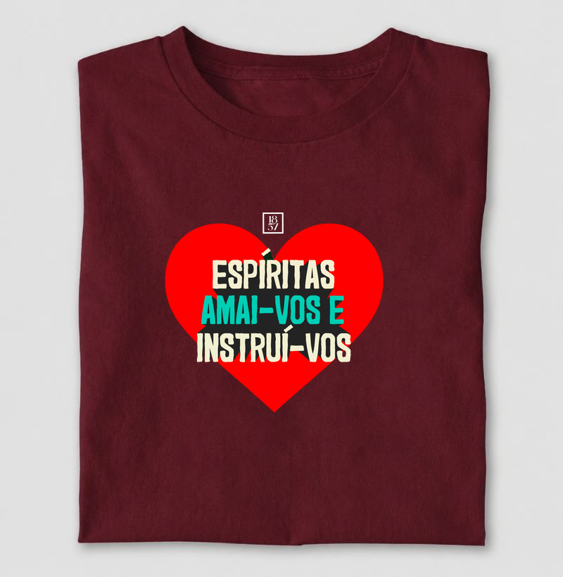 Camiseta Amai-vos e Instrui-vos - Camiseta Infantil