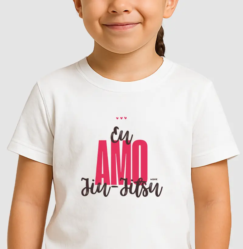 Infantil Eu Amo Jiu-Jitsu