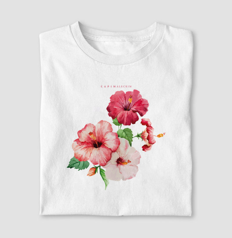 T-shirt  Hibiscos