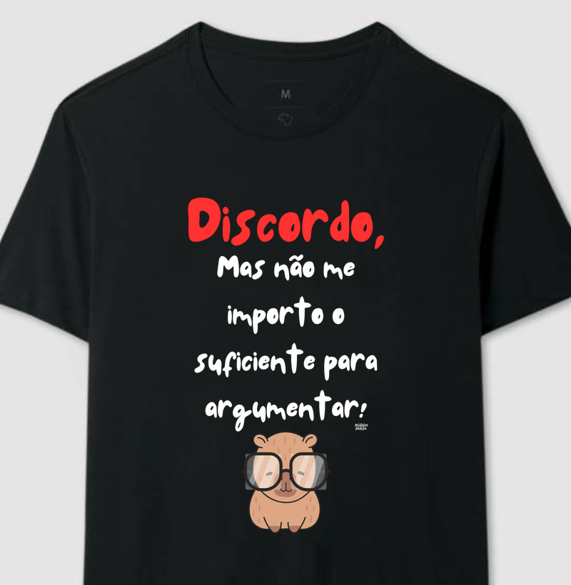 Discordo, mas...