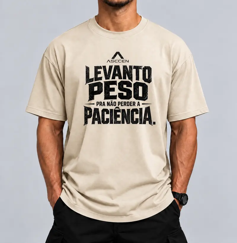 CAMISETA OVERSIZED LEVANTO PESO