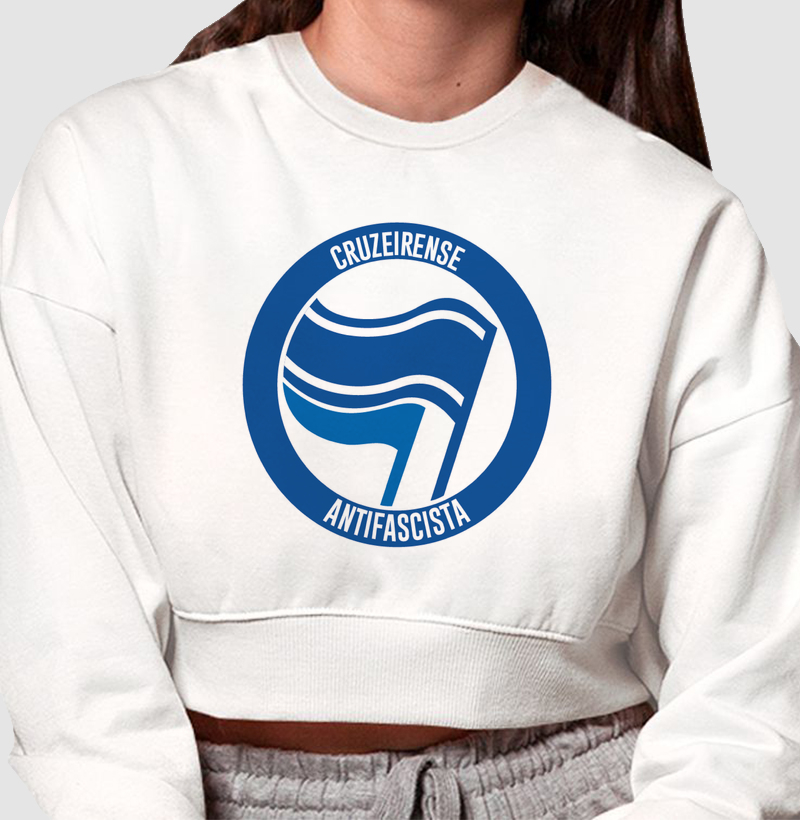 CRUZEIRENSE ANTIFASCISTA - Cropped Moletom