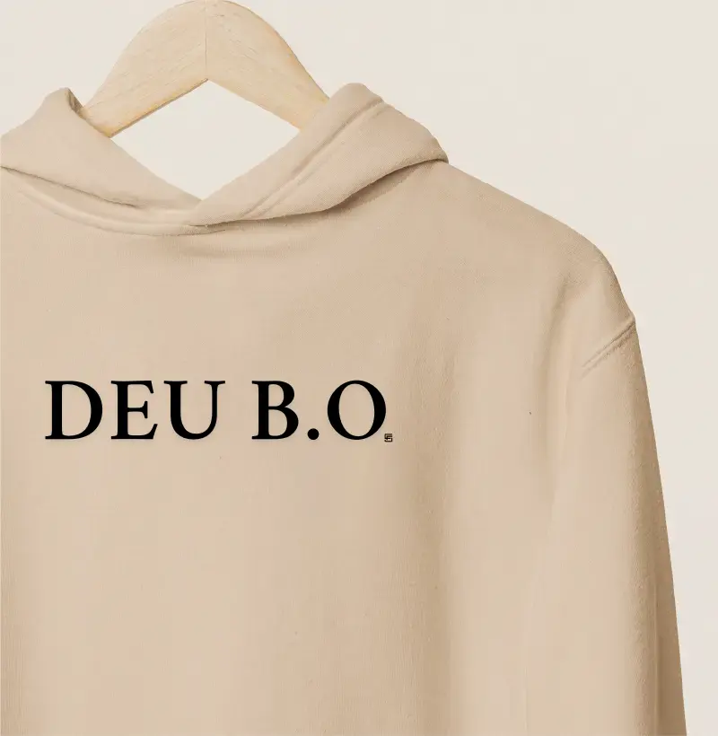 Hoodie Moletom DEU B.O Minimalista 