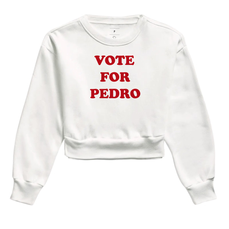 Vote for Pedro - Cropped Moletom