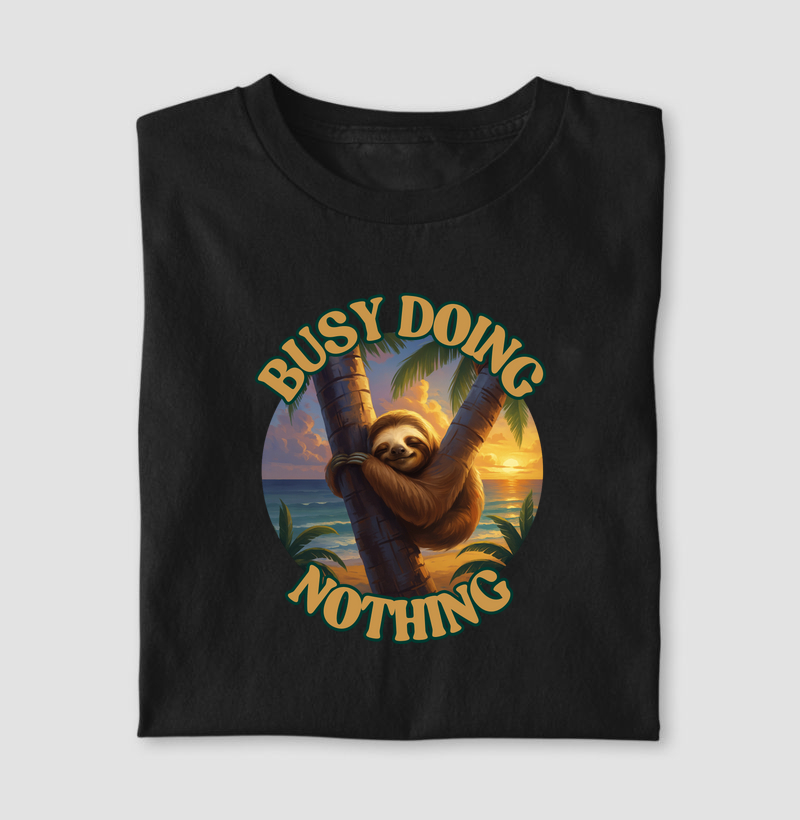 Camiseta Preguiça Sunset