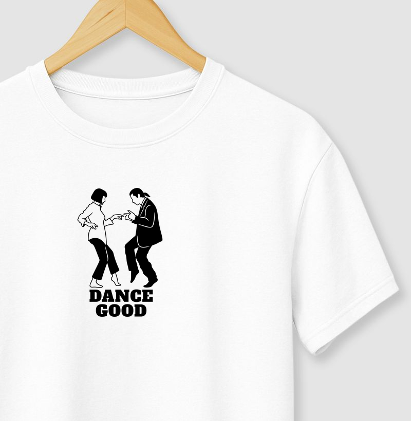 Camiseta Dance Good – Black Edition (Pulp Fiction)