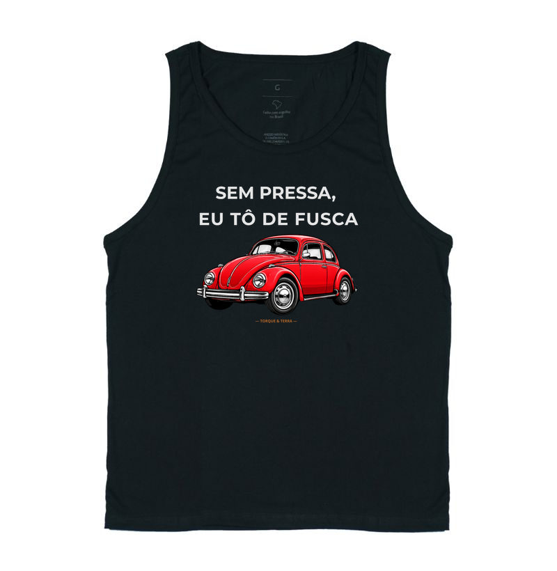 Sem pressa, eu tô de fusca - Vermelho