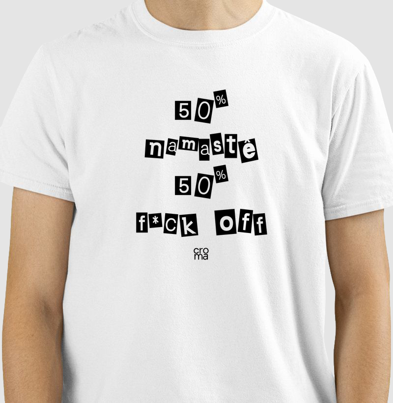 Camiseta Regular 50% Namastê