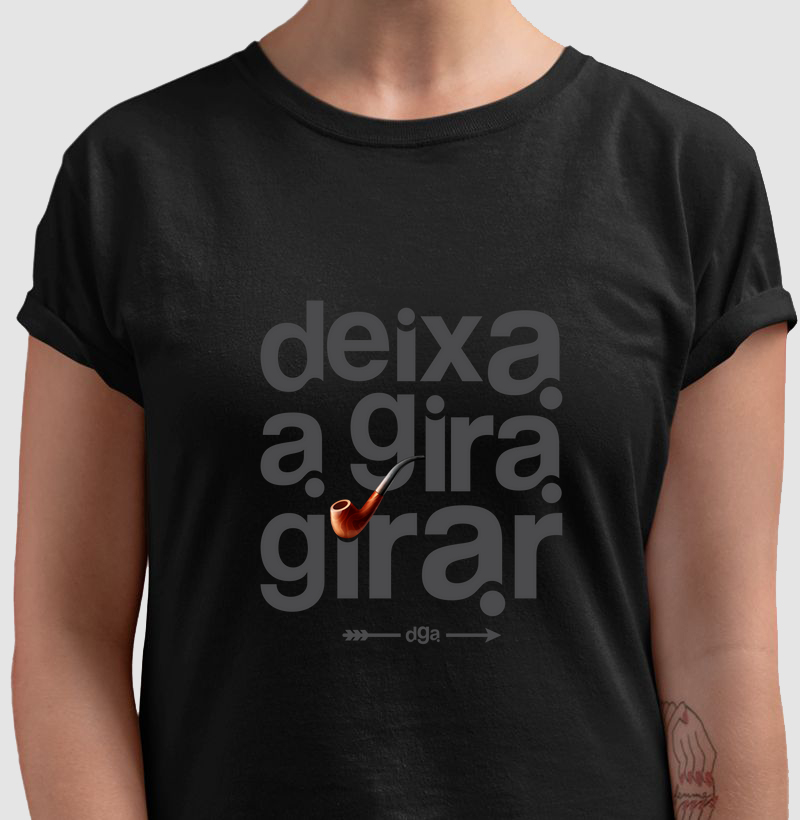 Camiseta Umbanda - Deixa a Gira Girar