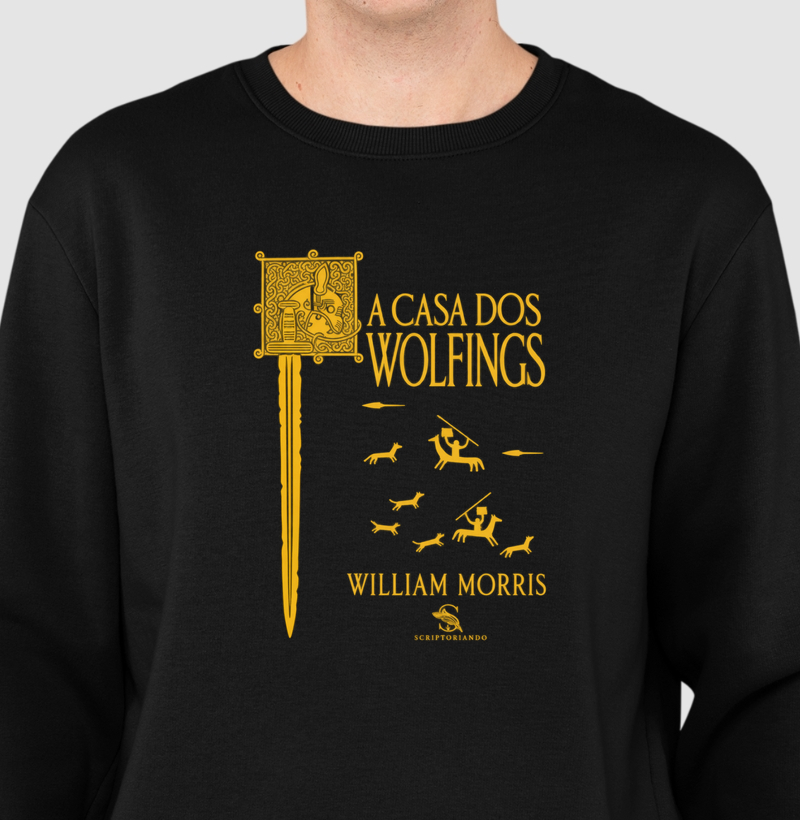 A Casa dos Wolfings — Espada e Cavaleiros — Suéter - Suéter Moletom