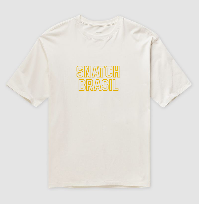 Camiseta OverSize Amarelo