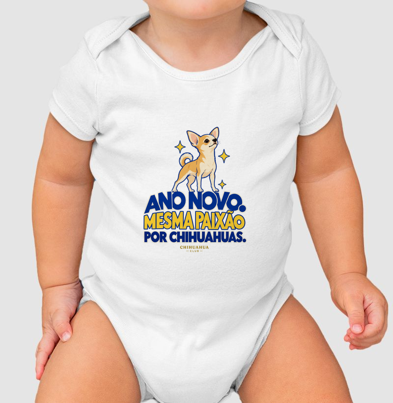 Ano Novo, mesma paixão por chihuahuas.