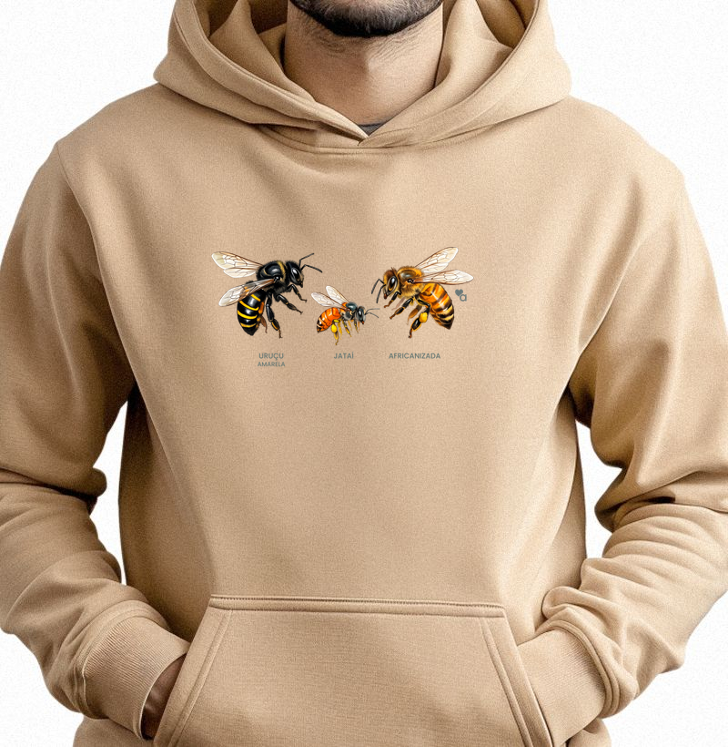 Singulares - Abelhas - Moletom Hoodie