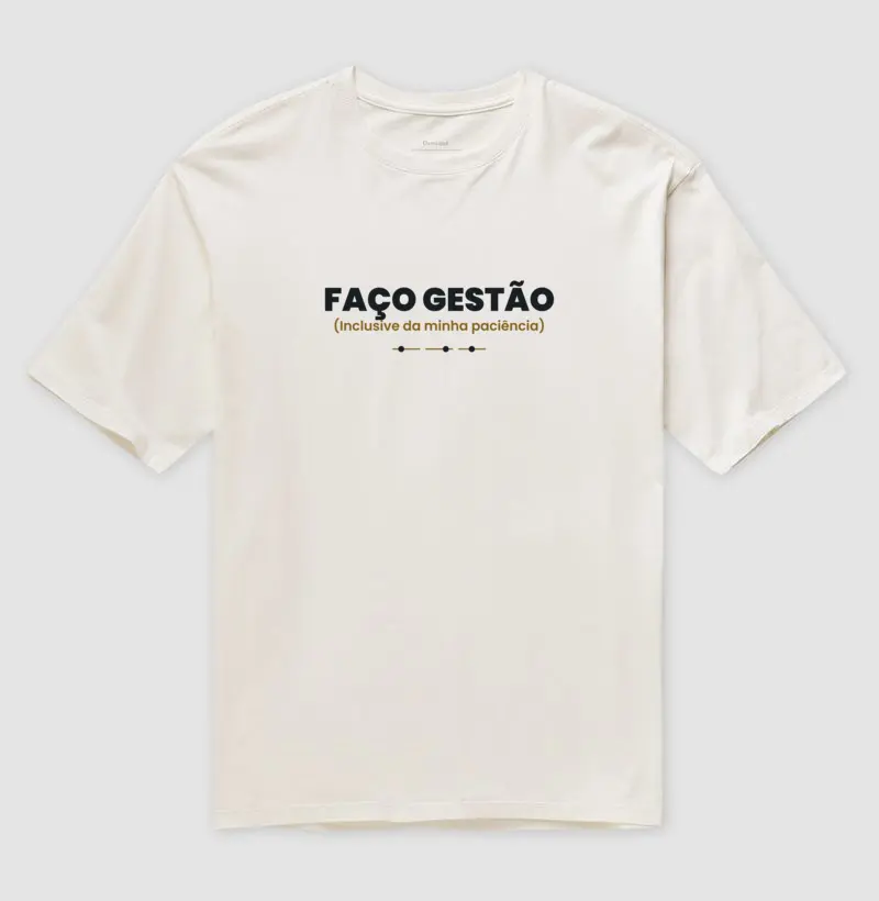 Gestor(a) de si mesmo(a) - Camiseta Oversized