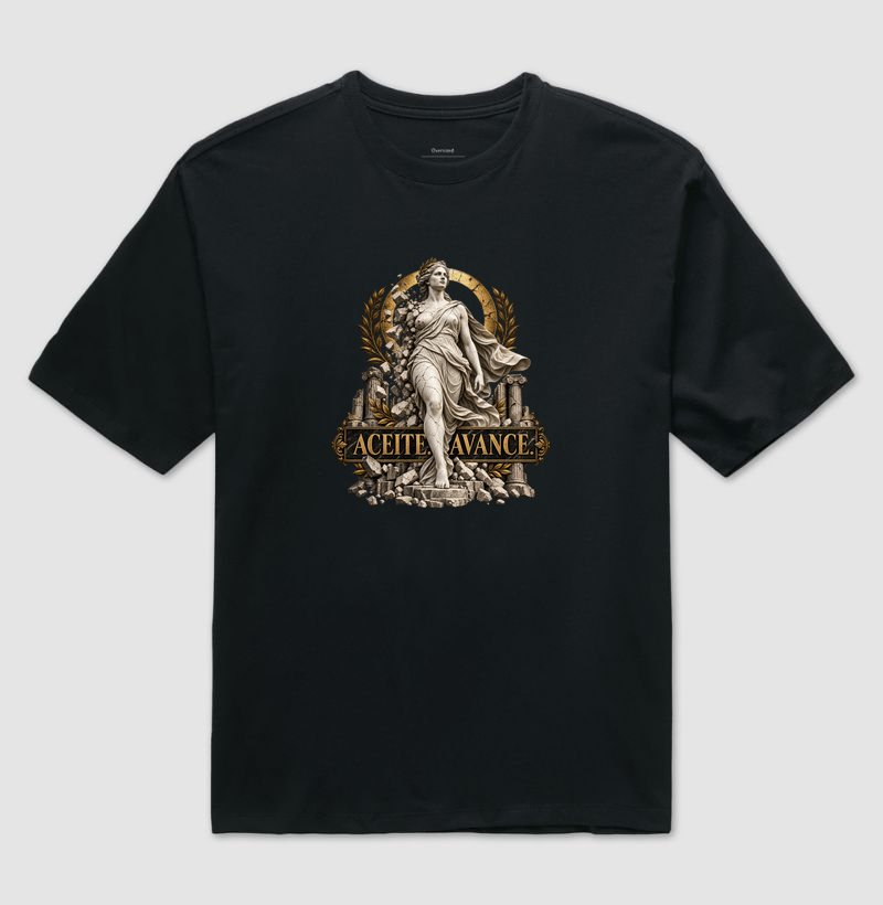 Aceite. Avance. - Camiseta Oversized