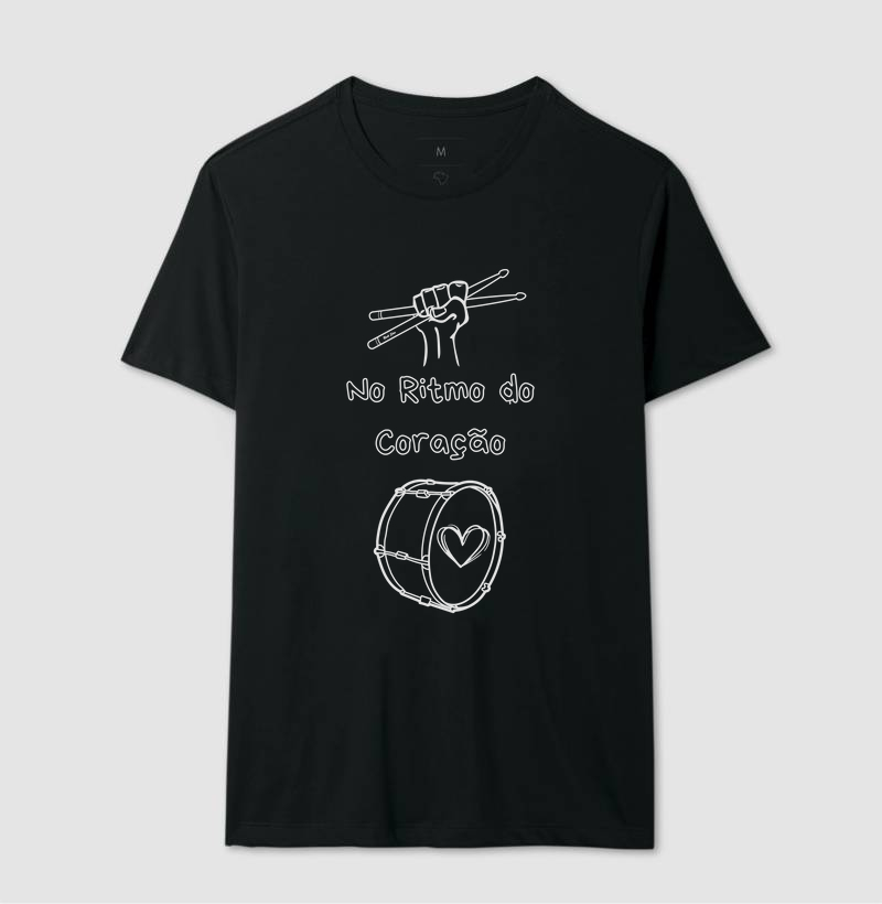 Camiseta No Ritmo Do Coração Ltr Branca