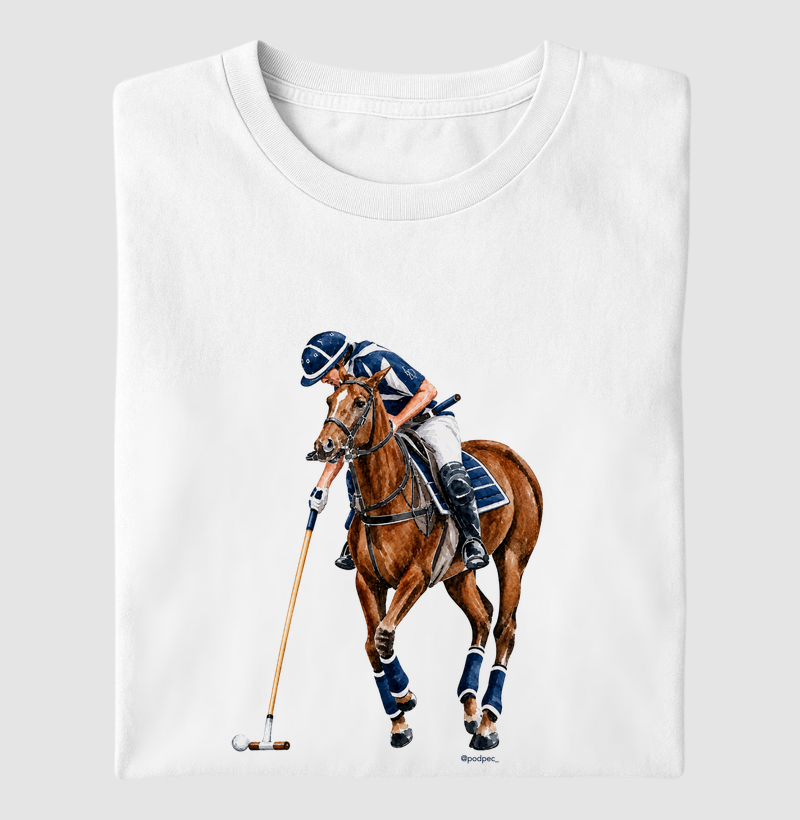Polo - Blue&White (Castanho) - Camiseta