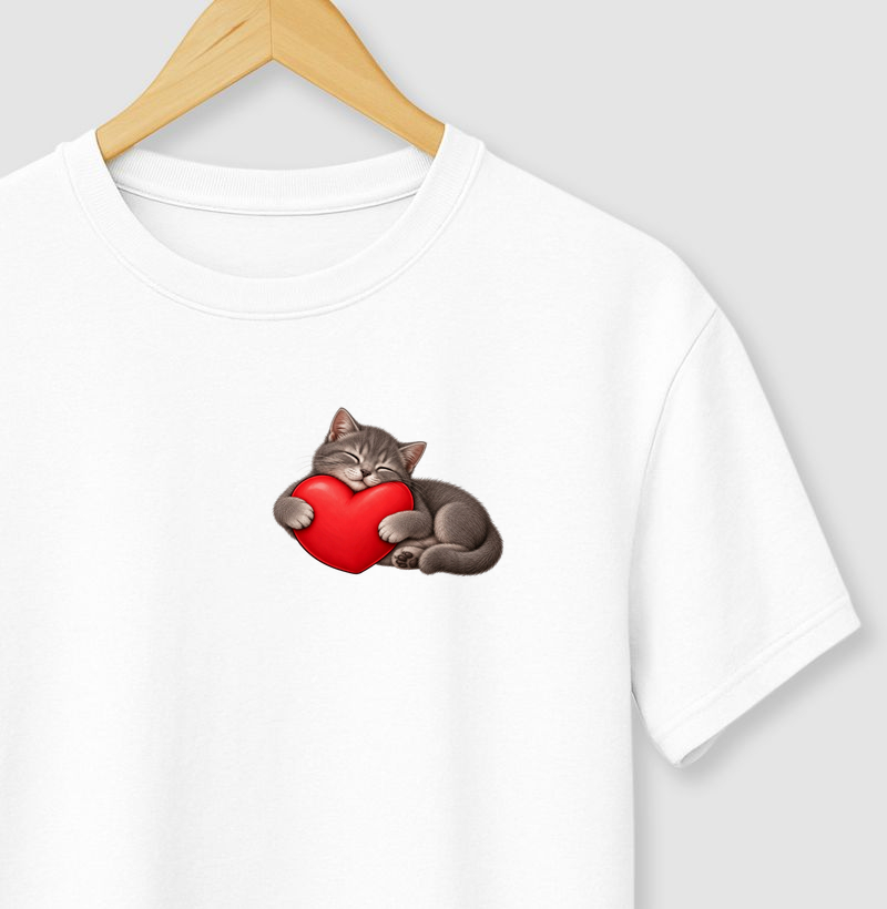 Gatinho Carinhoso - Camiseta