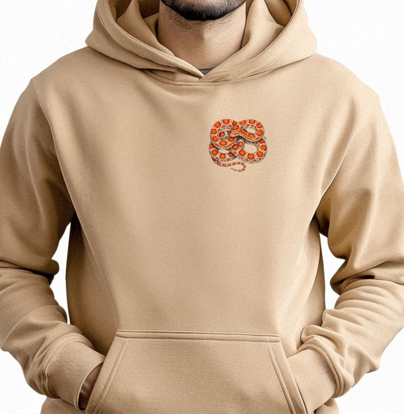 Répteis - Mini - Corn Snake - Moletom Hoodie - Hoodie Moletom
