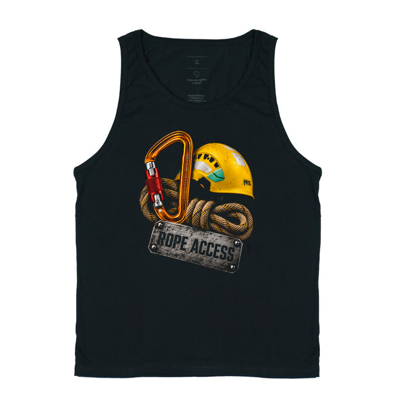 Rope Access Capacete Amarelo - Regata