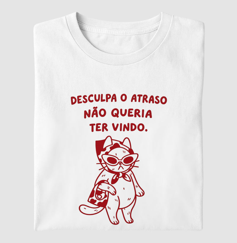 camiseta | não queria ter vindo