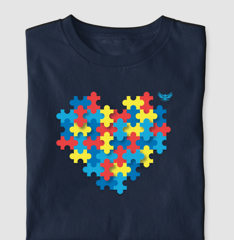 Autismo Coração Quebra-Cabeça