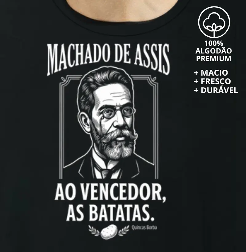 Camiseta Machado de Assis