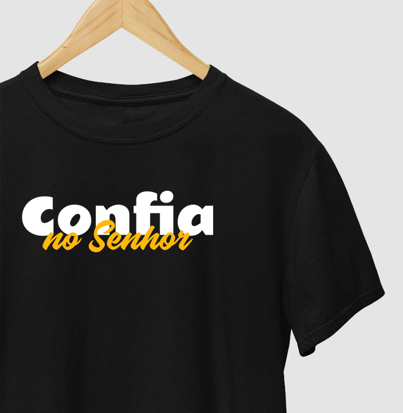 Camiseta Cristã Confia no Senhor | Milagree