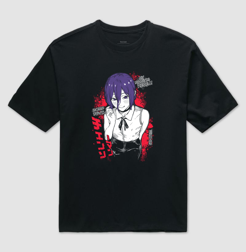 Camiseta Oversized Ryuzen — Bomb Girl