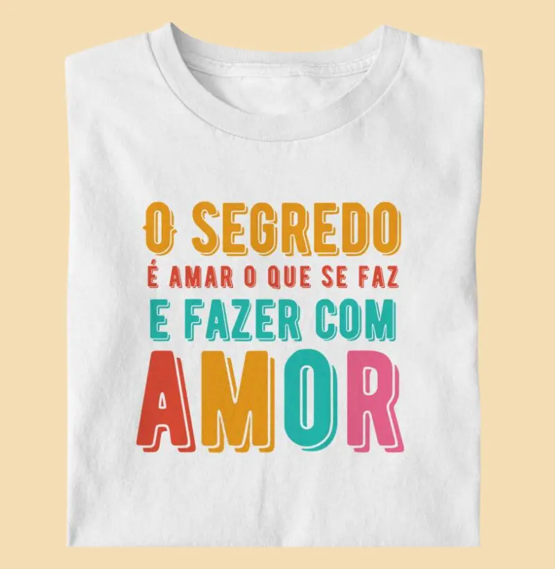 Camiseta O segredo | Relançamento