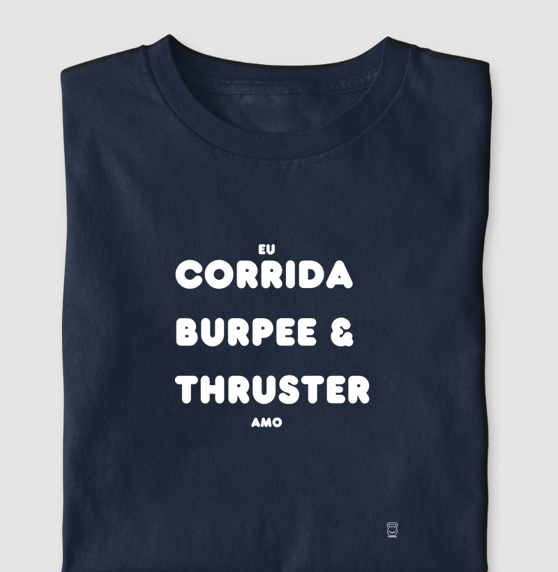 Corrida, Burpee e Thruster amo