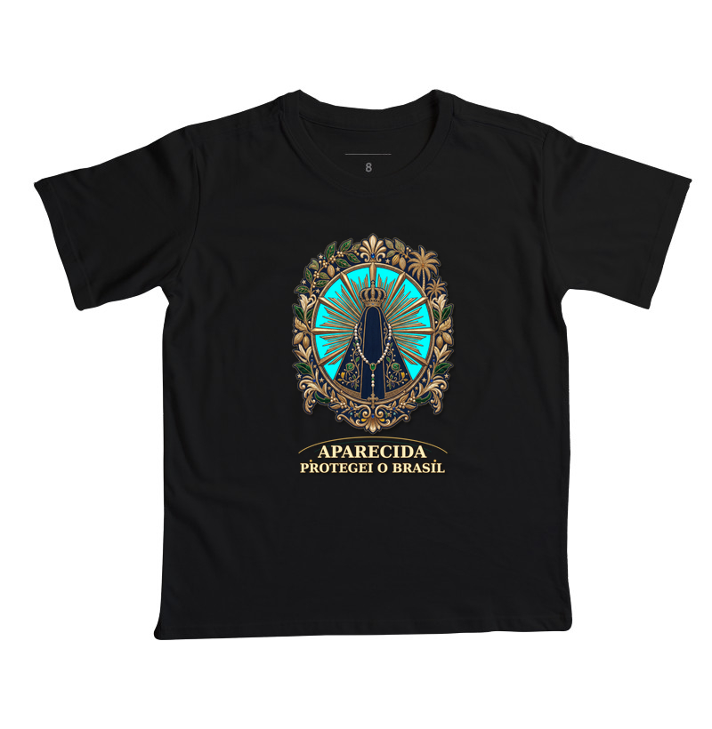 Pátria, Aparecida Protegei o Brasil - Camiseta Infantil