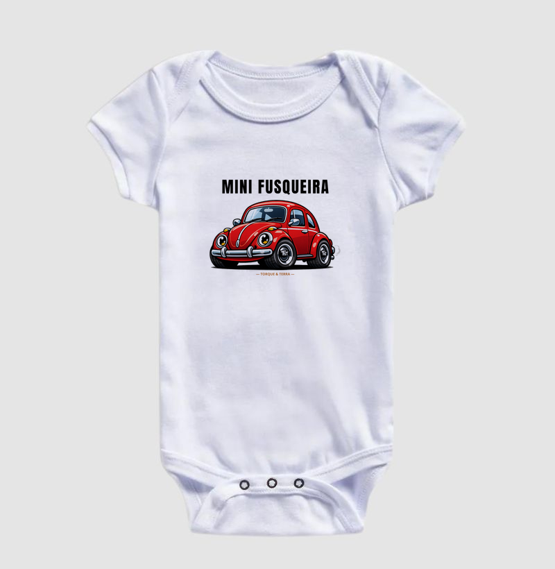 Mini fusqueira - Fusca vermelho
