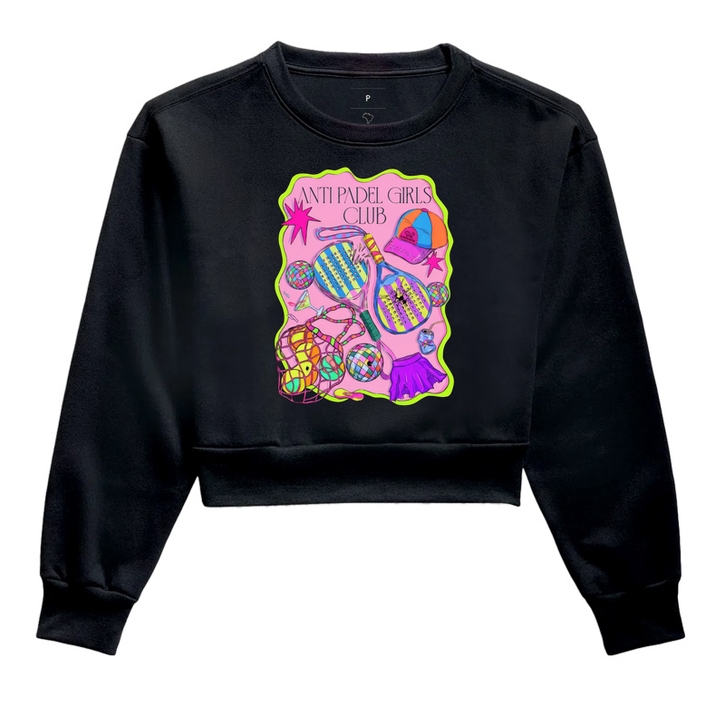 Camiseta Feminina Anti Padel Girls Club Rosa