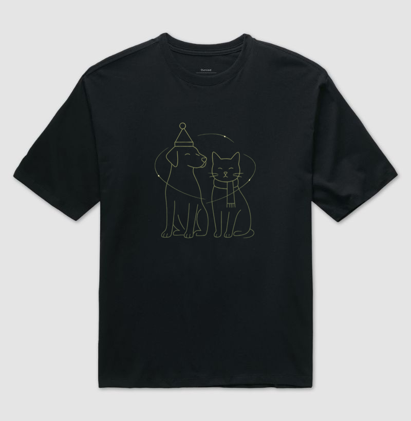 Cão e gato natal