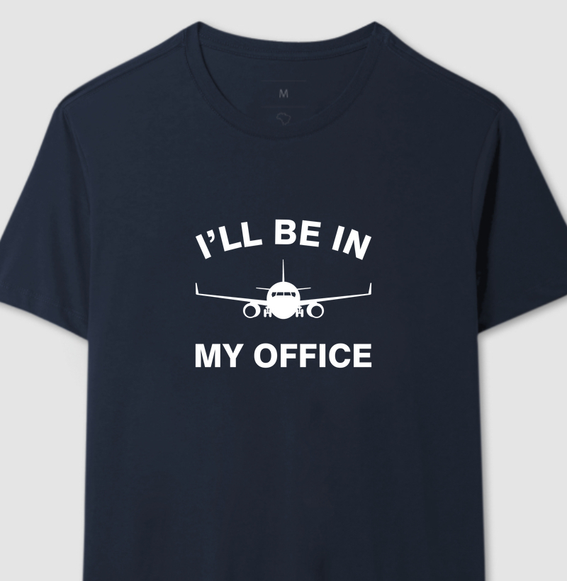 Camiseta I will be in my office