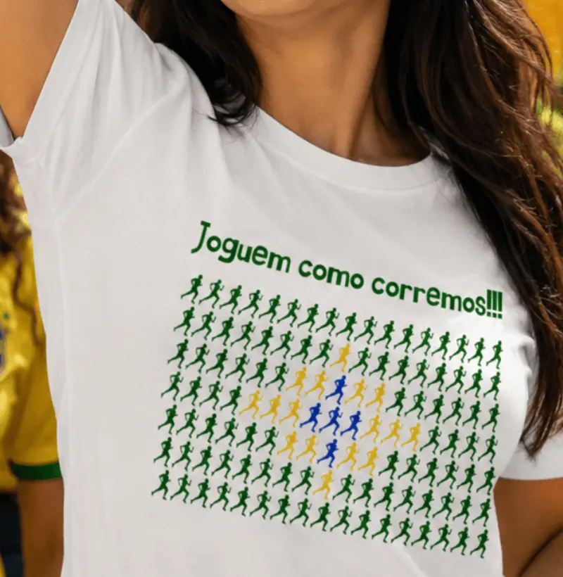 Joguem como corremos - bandeira