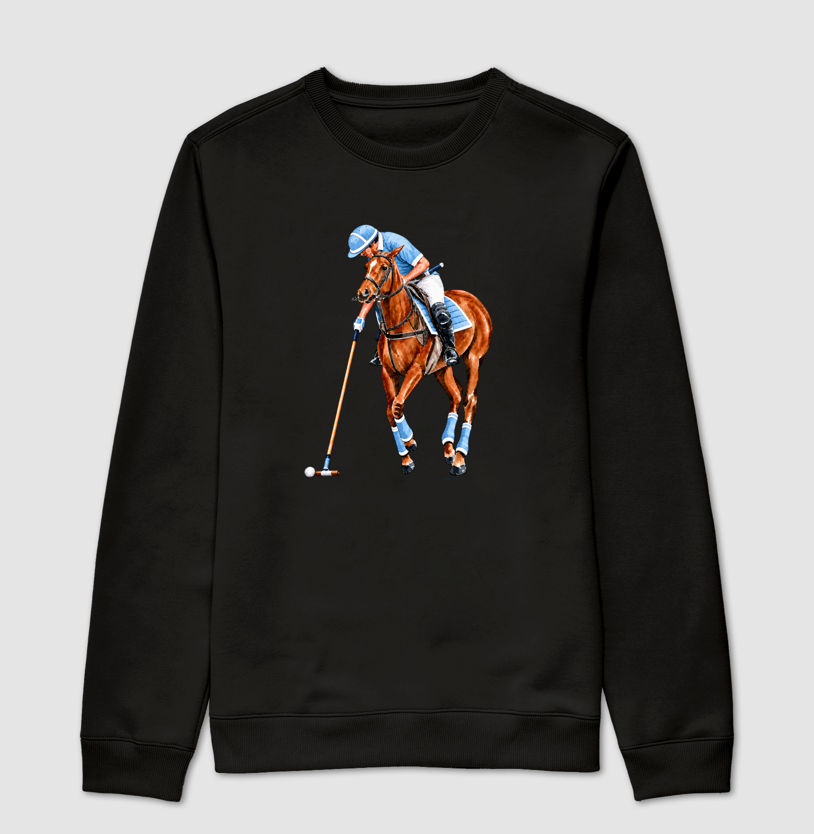 Polo -  Celeste - Suéter Moletom