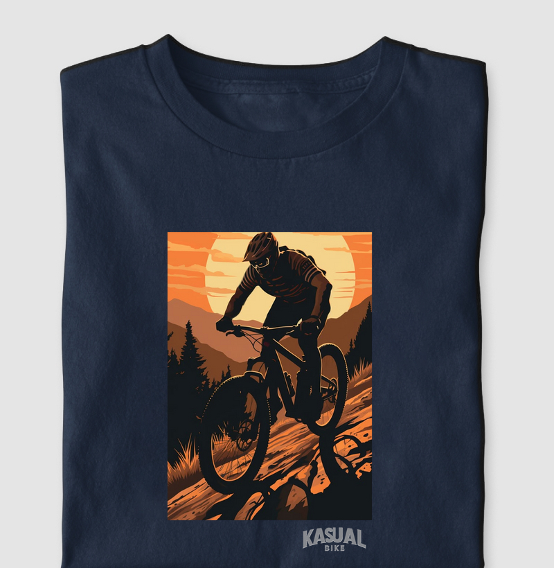 Camiseta "Kasual Bike Sunset"