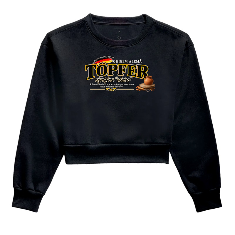 Töpfer  - Cropped Moletom