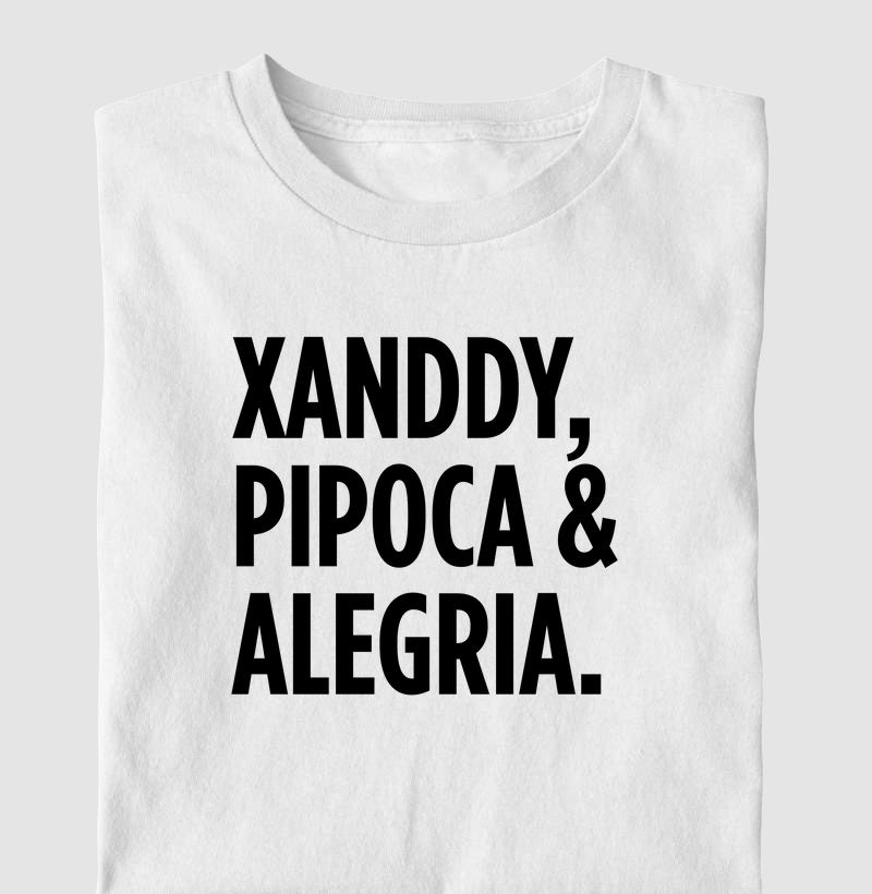 Camiseta Axé - Xanddy, Pipoca & Alegria