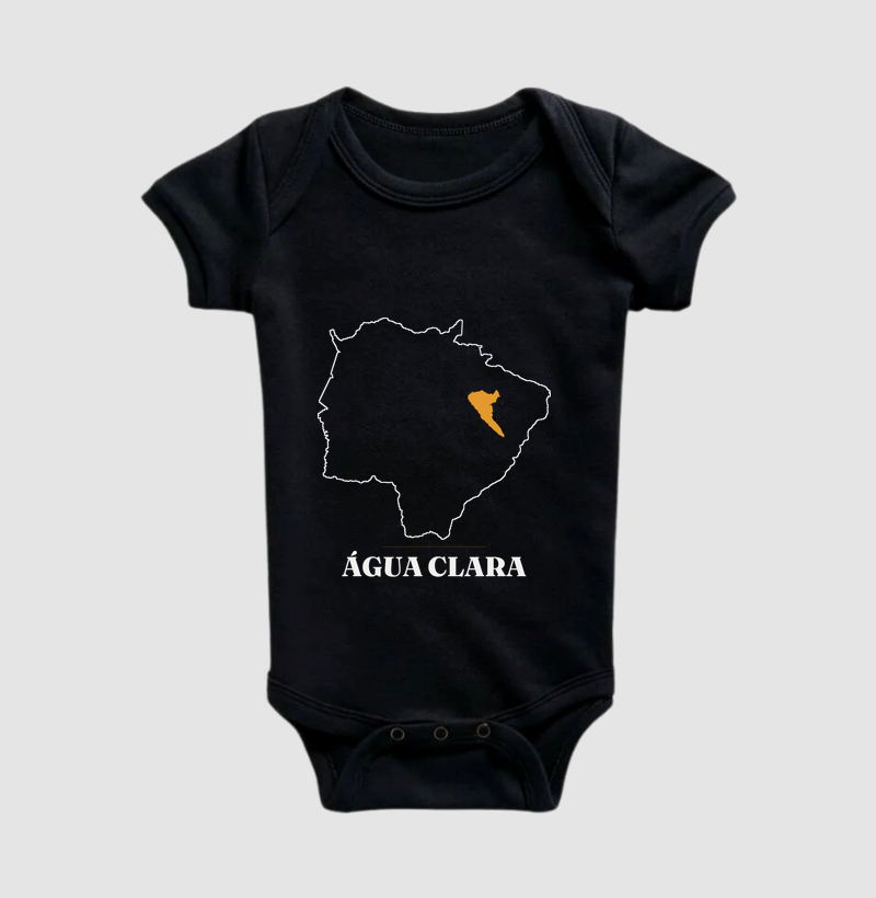 Água Clara | Traço MS - Body Infantil
