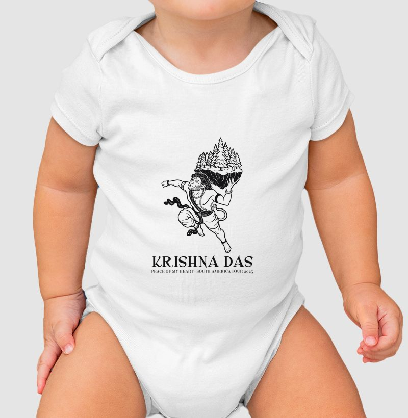 Hanuman Mountain - Body Infantil - Estampa Preta